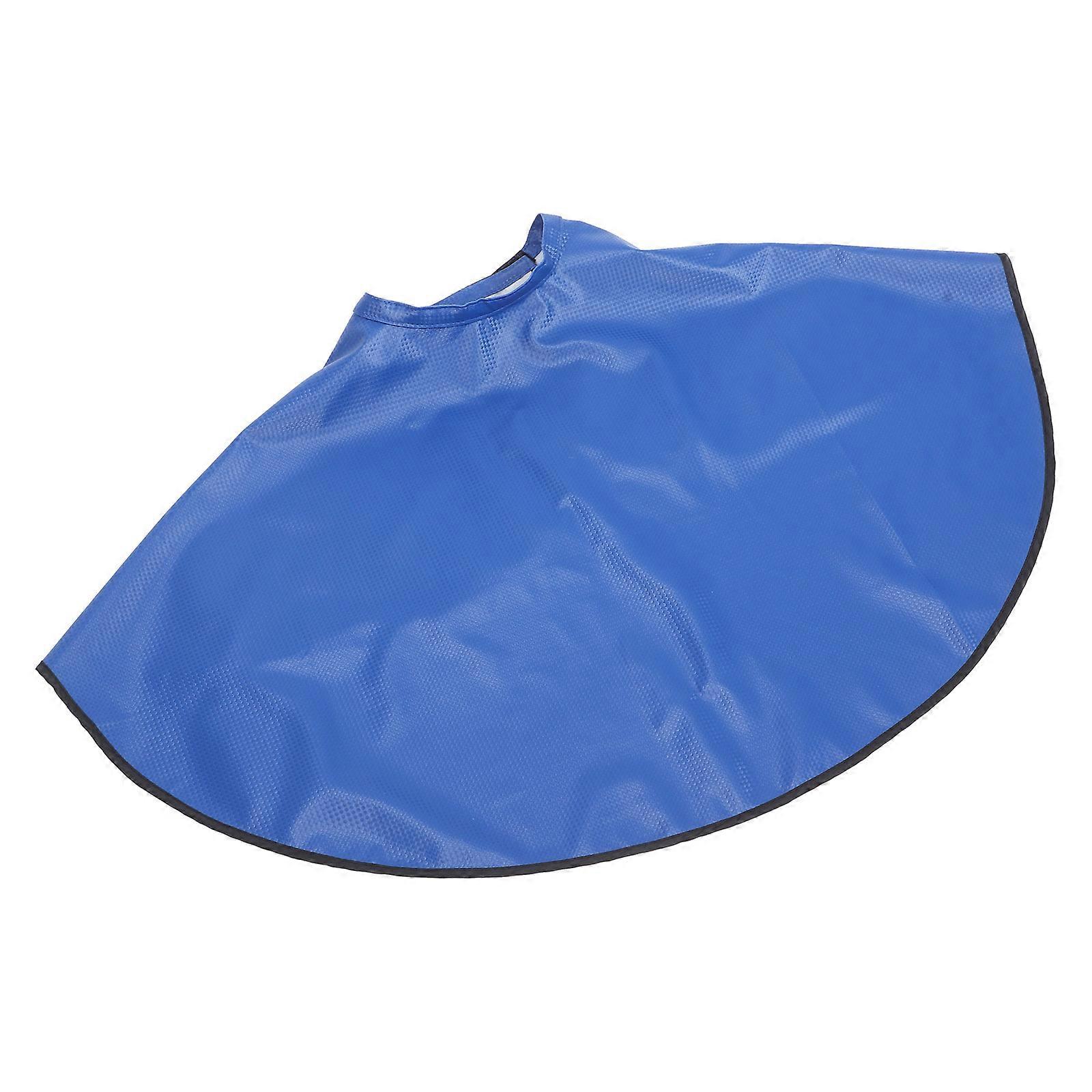 Cape de coiffure imperméable bleue (1 pièce)