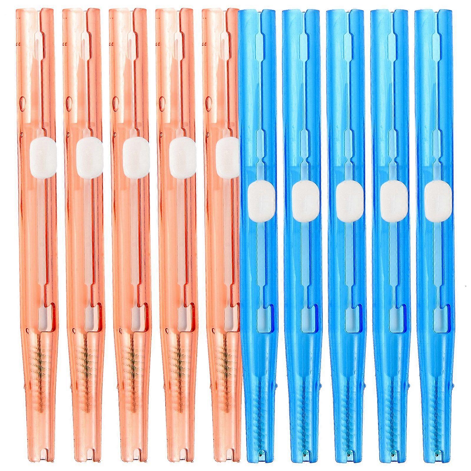 10Pcs Multi-function Cleaning Brushes Shower Nozzle Small Holes Brushes Small Cleaner Brushes