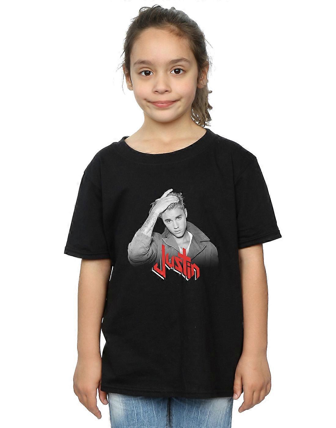 Justin Bieber niñas Logo rojo t-shirt