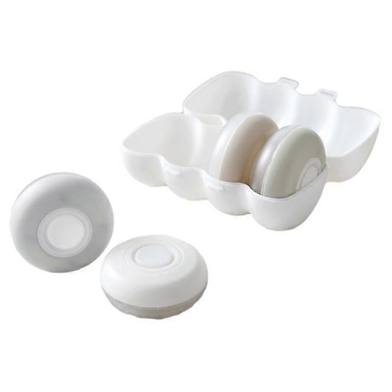 4-Pack Refillable Shampoo & Lotion Bottles - Portable, Leak-Proof Storage Box for Space Saving