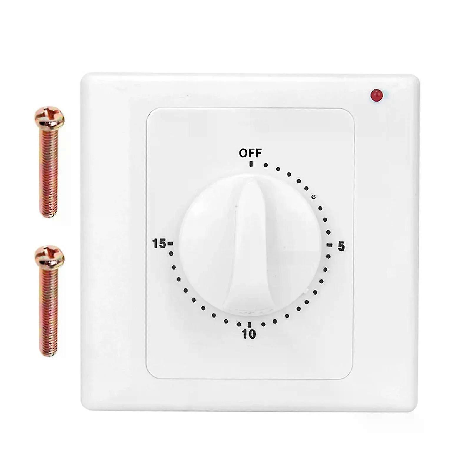 AC220V Mechanical Controller 86Panel Timer Switch Precise Time Control LED Indicator Easy Installation Multi purpose Use
