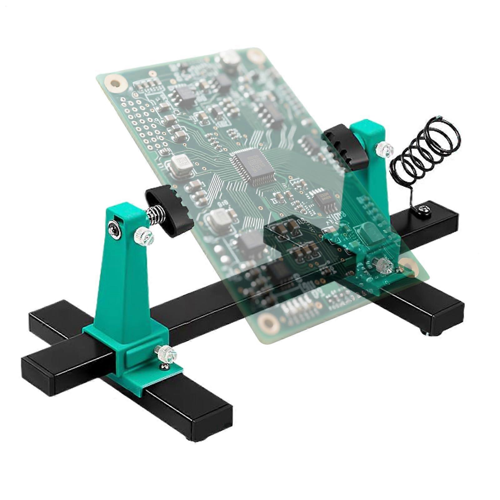 Adjustable PCB Holder with 360° Rotation Clamp for Soldering Station and Electronics