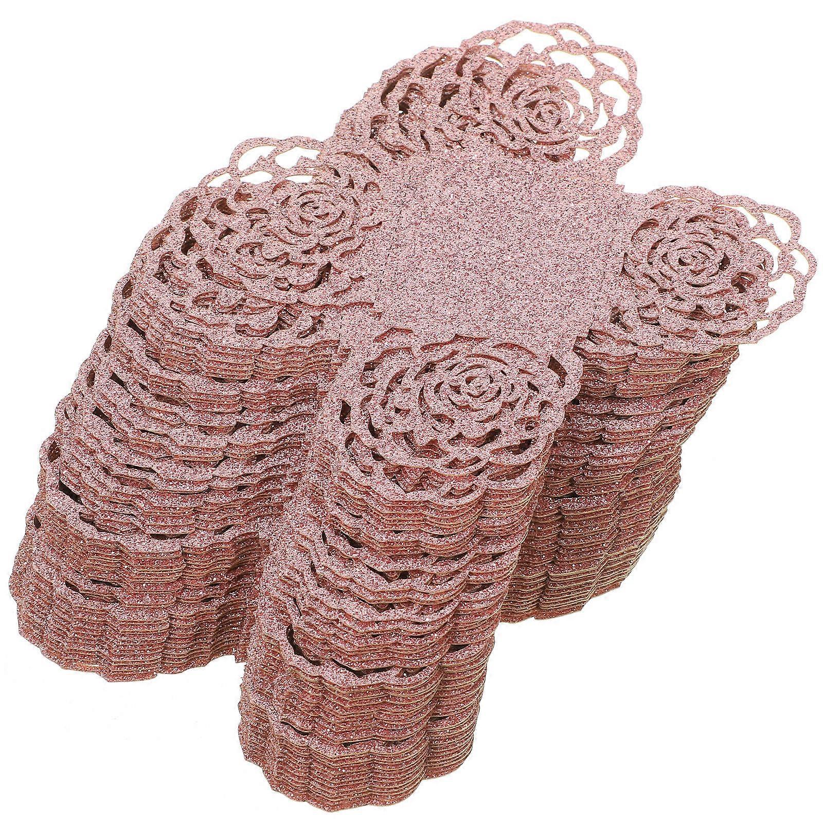 Pink Truffle Cups Chocolate Packaging Tray for Candy Use 50Pcs