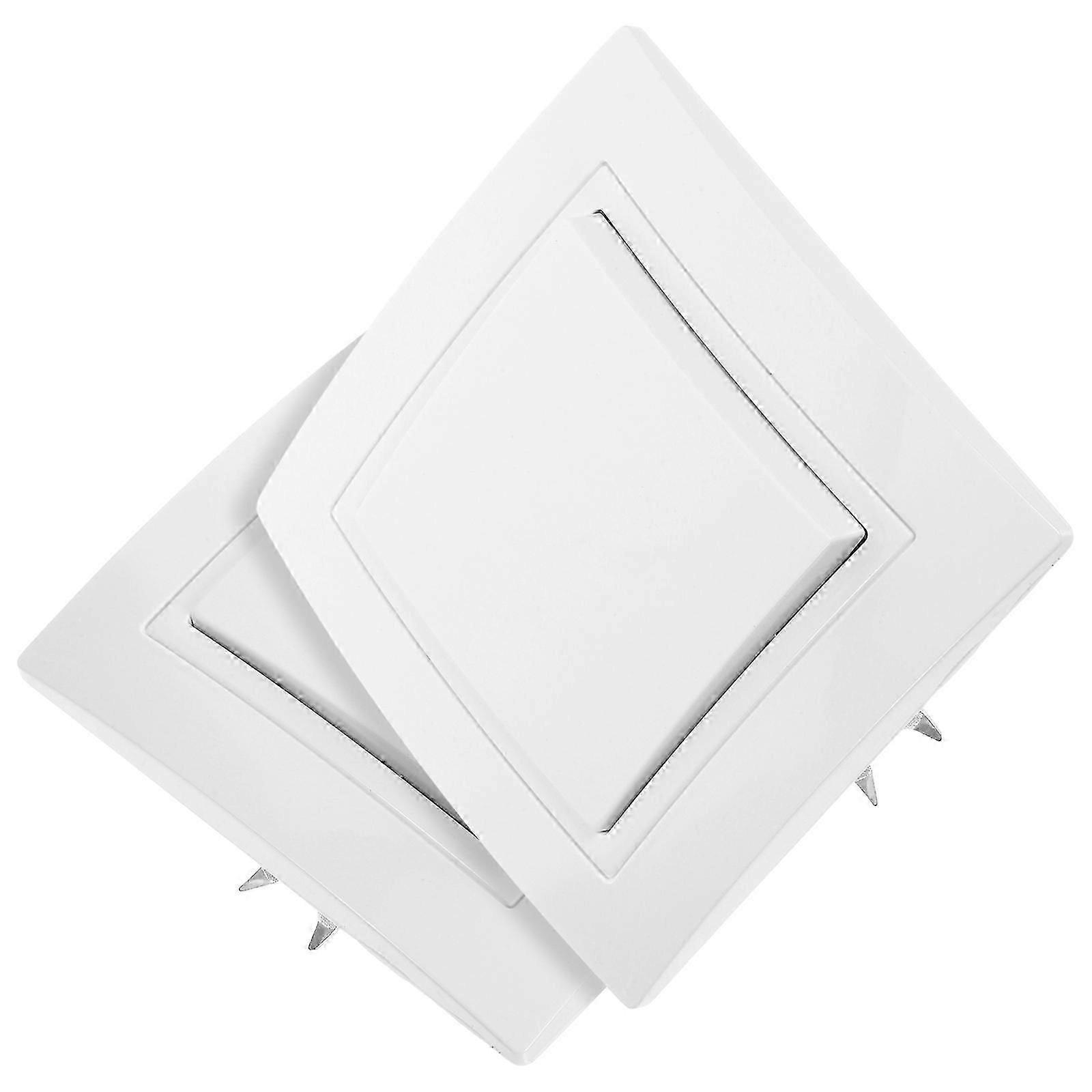 Home Use Light Switch Wall Mounted Control Switch 6Pcs White Panel