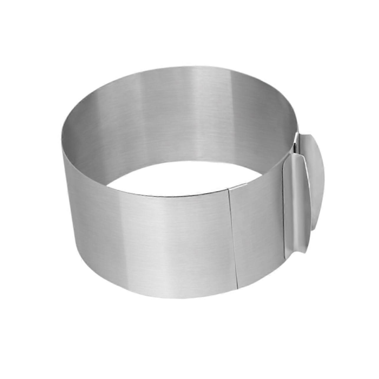 Adjustable Stainless Steel Cake Ring Mousse Mold NonStick for Baking Cakes Pastries