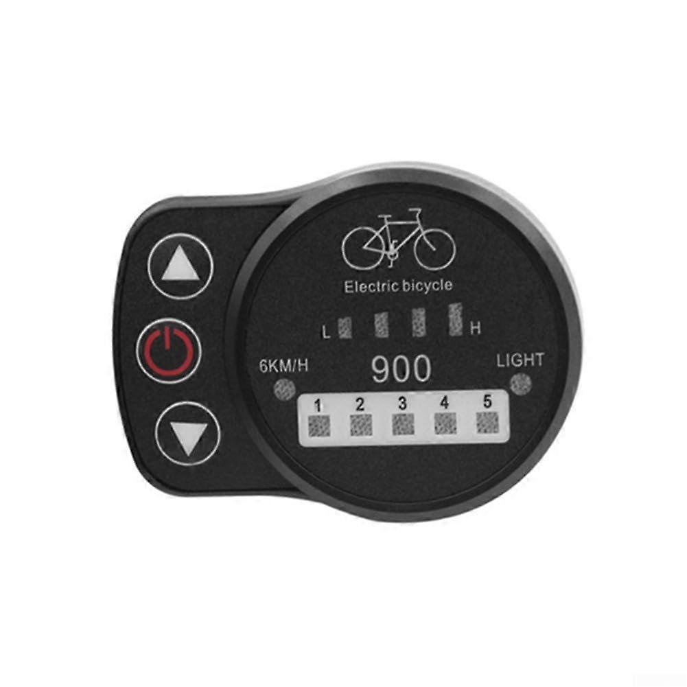 LED900 E Bike LED Display with 5Level Assist, Battery Indicator and Light Control