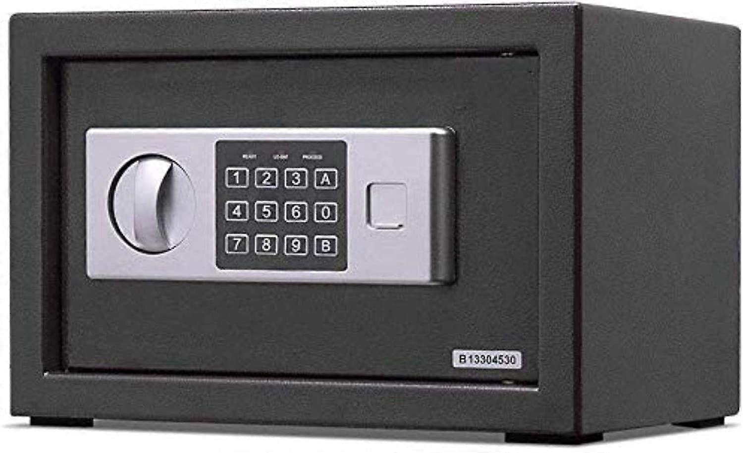 Digital Safe Box Solid Steel  Security with Keypad for Home and Office Wall Mount Black