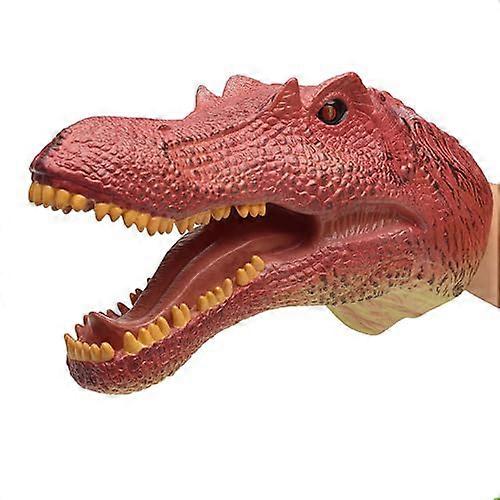 Dinosaur Hand Puppet with Realistic Design, Interactive Mouth, Educational Green Compsognathus Toy