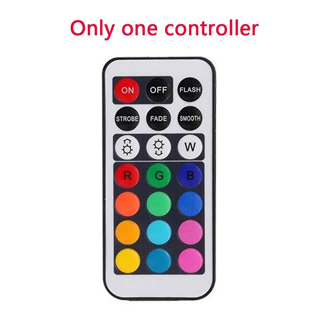 Rgb Led Under Cabinet Light Dimmable Touch Sensor Puck Lights For Cupboard