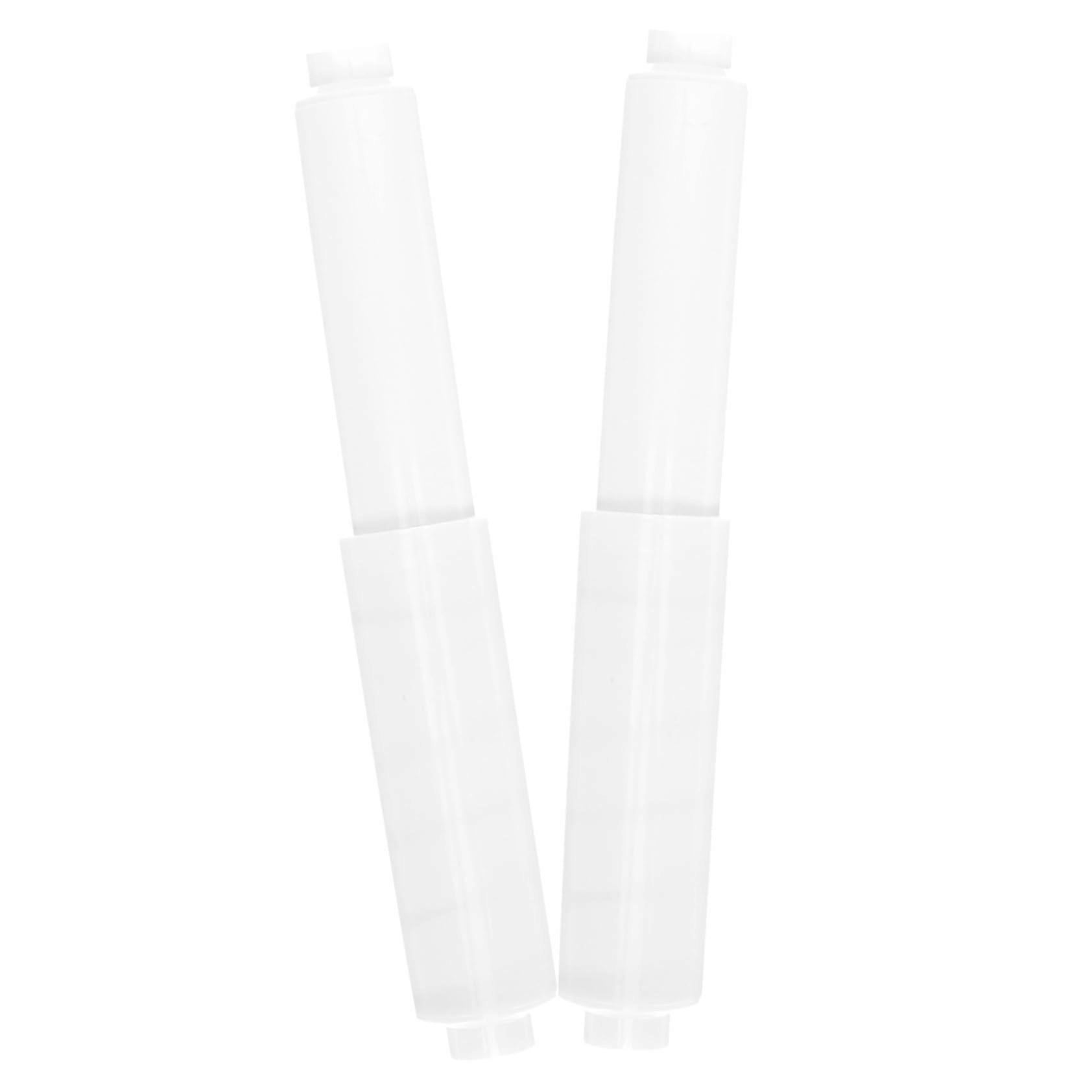 2pcs Spring Loaded Toilet Paper Holder Replacement, Easy Install, Universal Fit for Bathroom