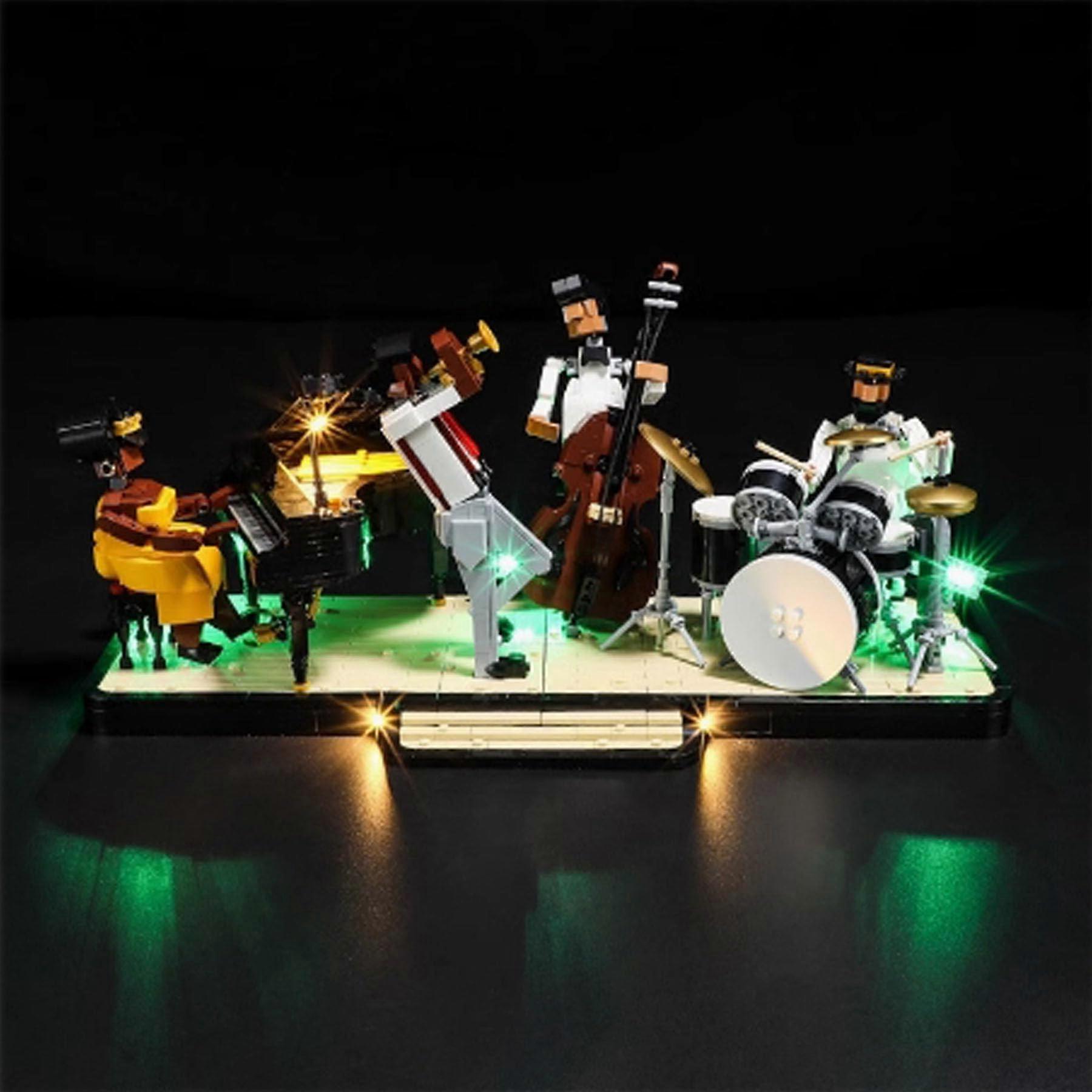 USB Powered LED Lighting Kit, Easy Installation Display Enhancement Gift for  21334 Jazz Quartet