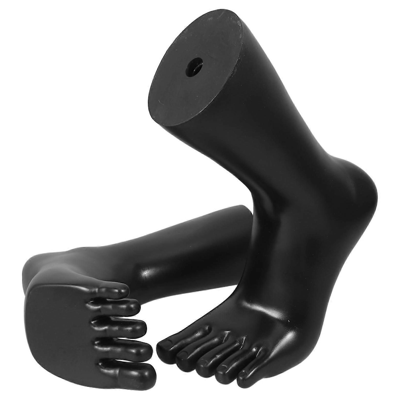 Sock Display Mannequin 5Toe Foot Model with Natural Toe Separation for Socks and Anklets