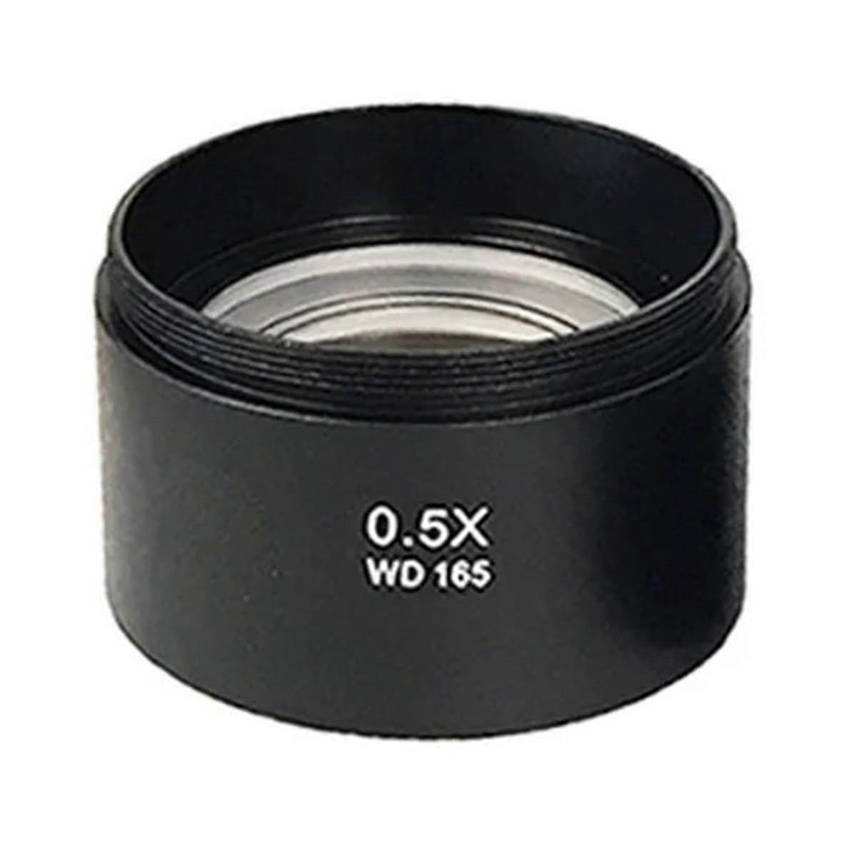 0.5X Stereo Microscope Auxiliary Lens 48mm Thread Aluminium Alloy Durable Accessory Kit