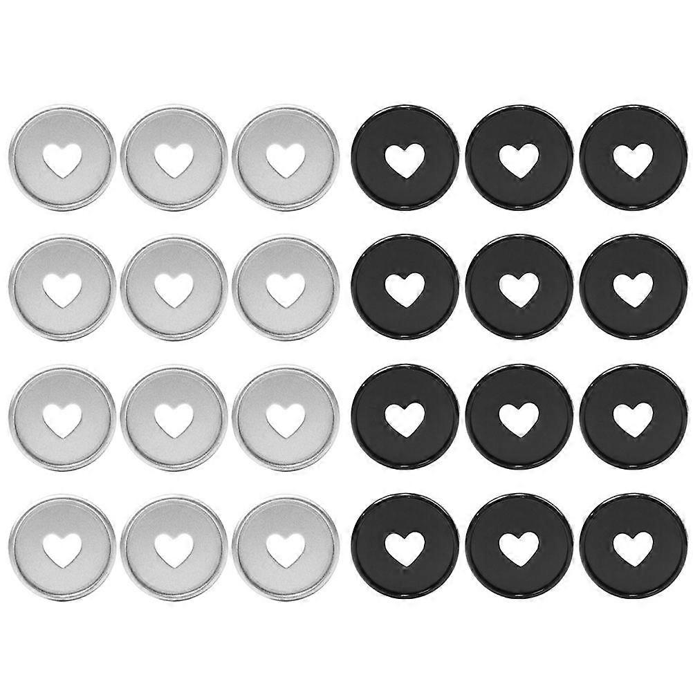 24Pcs Binding Discs Discbound Expansion Discs Loose-leaf Bind Discs Plastic Binders Discs for Student