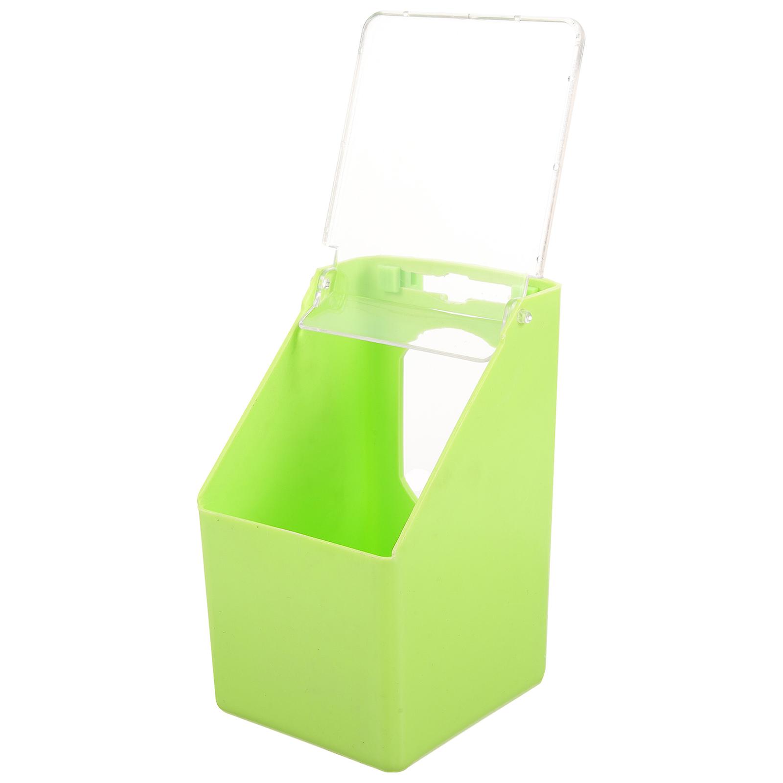 Plastic Bird Feeder Cage Pigeon Feeding Box for Storage