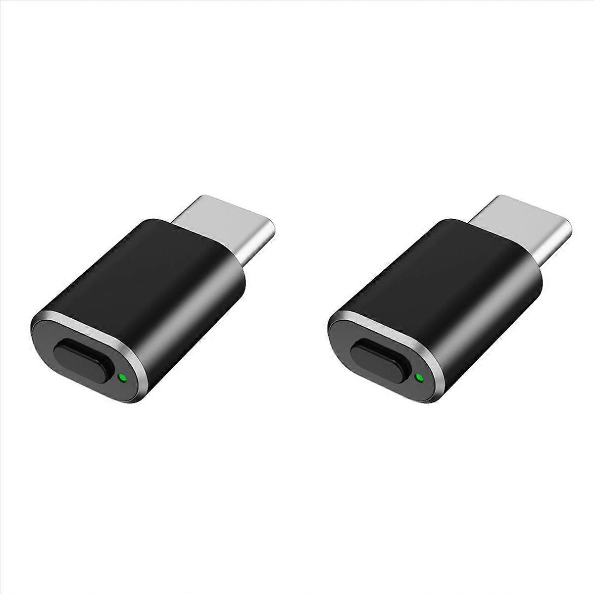 Type C Mouse Jiggler Undetectable Mouse Mover USB C Mouse Black