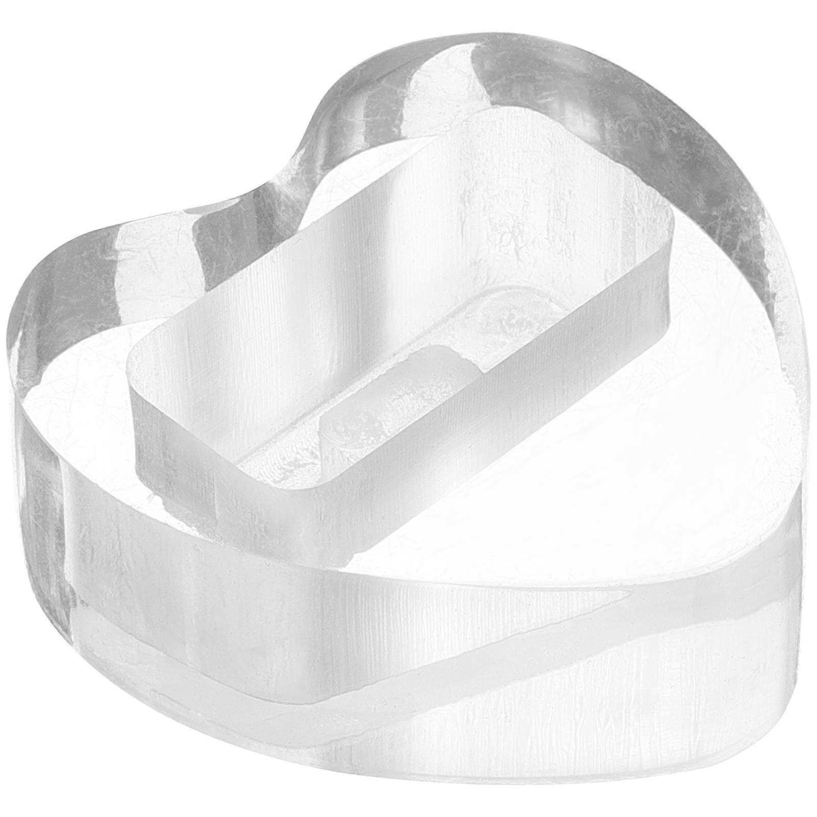 Kazoo Display Stand Acrylic Holder for Table Use with Heart Shape Design