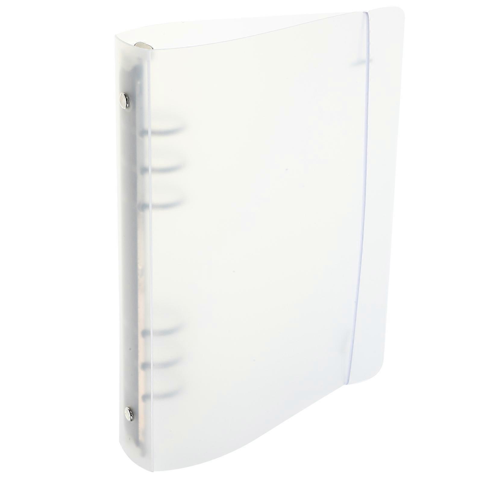 Portable Binder Notebook Shell for School Use 10Pcs White Covers