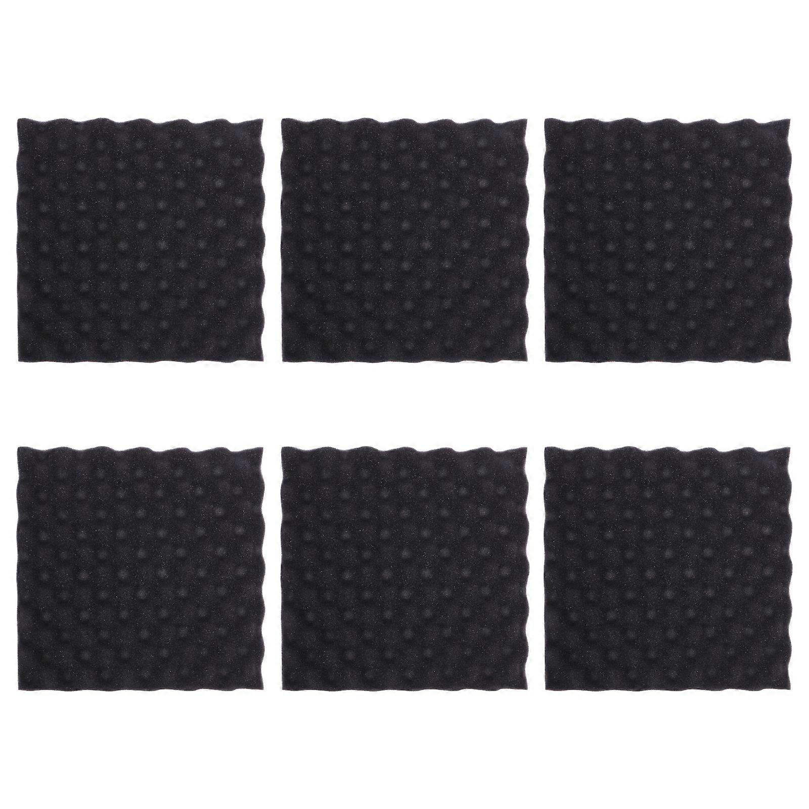 6 PCS Soundproof Fireproof Sound Insulation Wedge Studio Wall Tile
