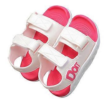 Sandálias esportivas casuais infantis para meninas, calçado confortável e leve para caminhada, ideal para crianças de 8 a 9 anos (não para praia).