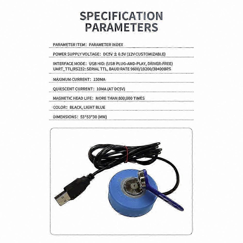 Magnetic USB Card Reader for Access Control and Payment Systems