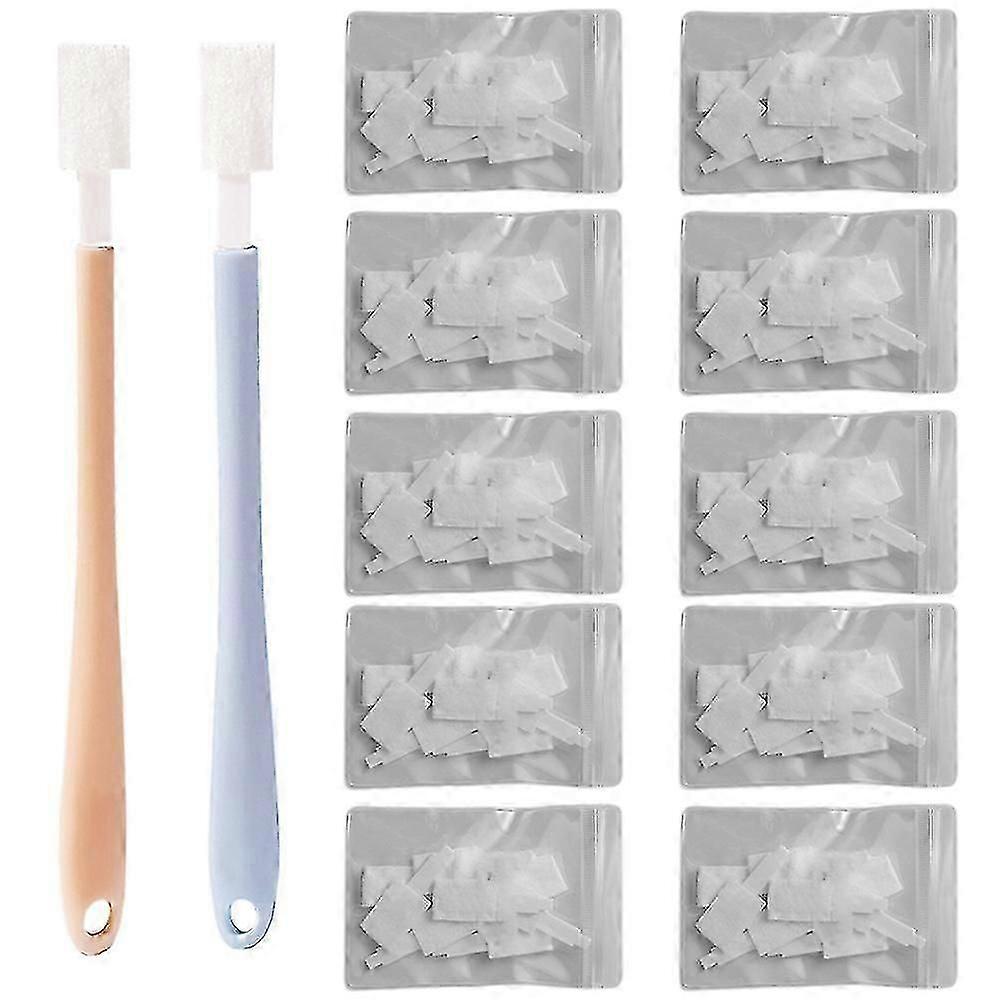 2-Pack Home Toilet Gap Cleaning Brush with Replaceable Heads