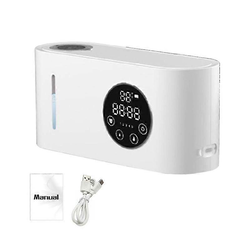 Automatic Sensor Soap Dispenser, Wall Mount, 500ML Capacity, Touchscreen LCD Display, 5 Adjustable Volume Settings