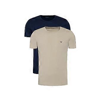 Emporio Armani Pack x2 eagle Męska wielokolorowa koszulka