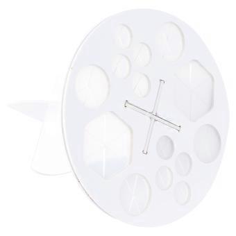 Makeup Brush Rack Drying Organizer with 14 Holes 1Pcs for Convenient Storage