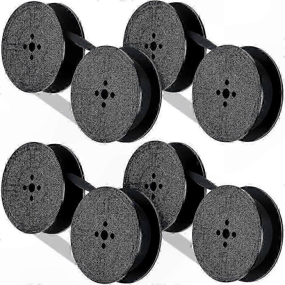 Black Typewriter Ribbon Spools, 4-Pack Ink Replacement compatible with Typewriters