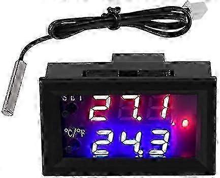 12V Digital Adjustable Temperature Controller, Programmable Thermostat -50-110C