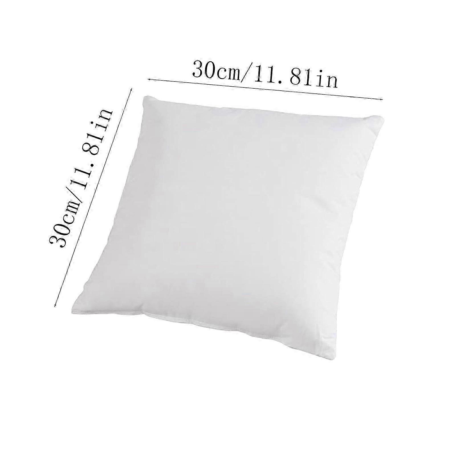 Premium Polyester Throw Pillow Insert | Ultra Soft Small Square Cushion for Sofa, Bed, Couch