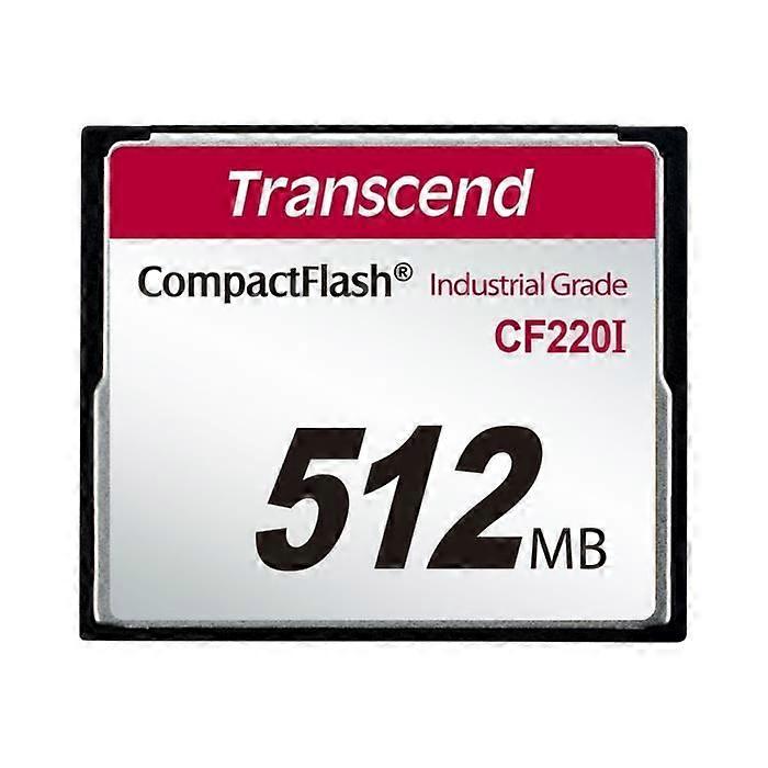 Transcend CF220I Industrial Temp 512MB CompactFlash Flash Memory Card