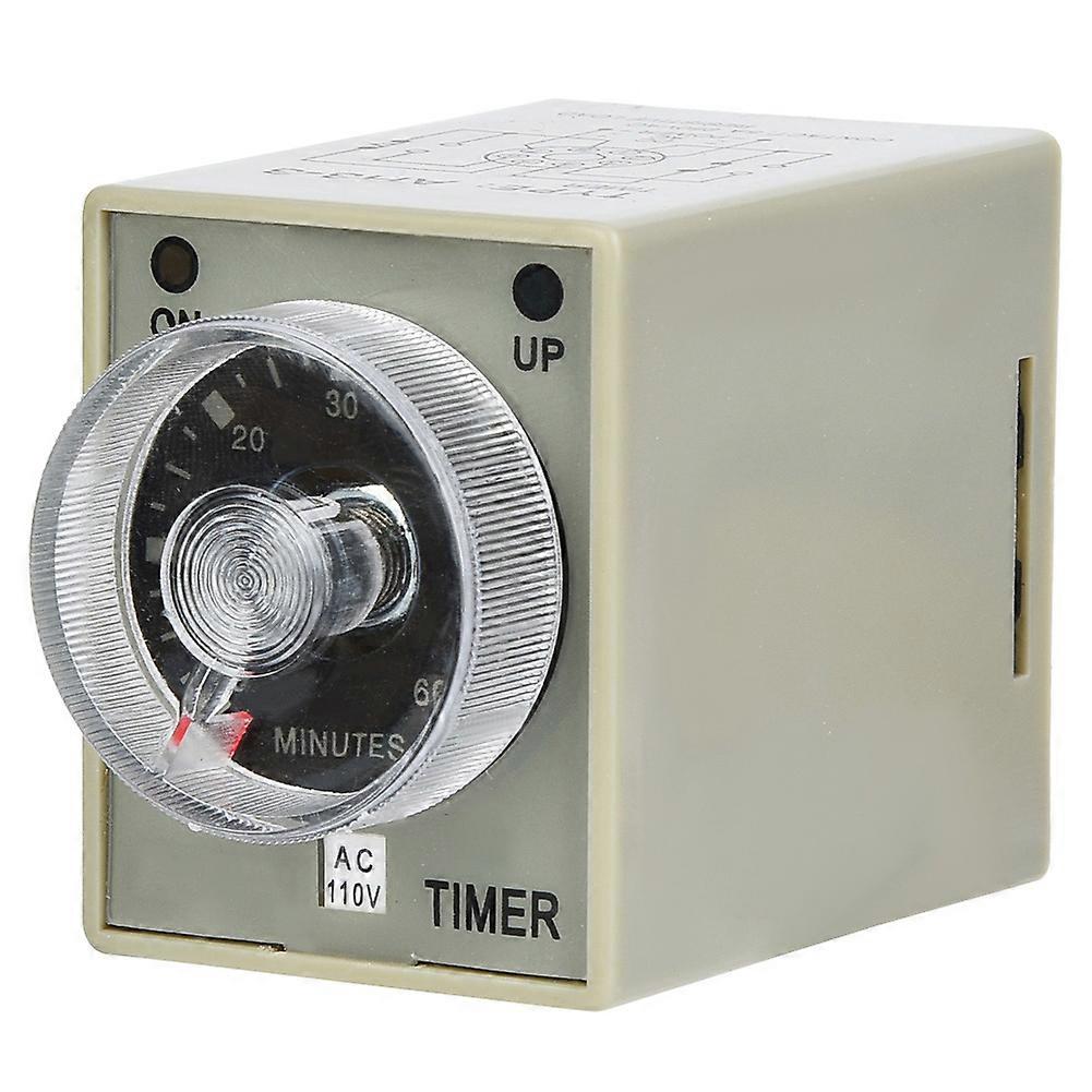 AH3-3 Timer Relay Electronic Type Adjustable Release Delay Timing Relay 8 Pins 60Min