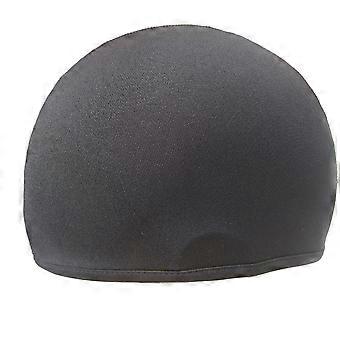 Forro para touca de ciclismo com absorção de umidade, preto.