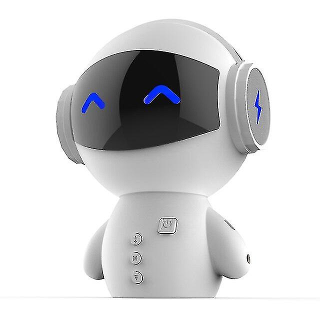 New Innovative Robot Smart Blueototh Speaker With Bt Csr 3.0 Plus Bass Music Calls Handsfree Tf Mp3 Aux And Power Bank Function.