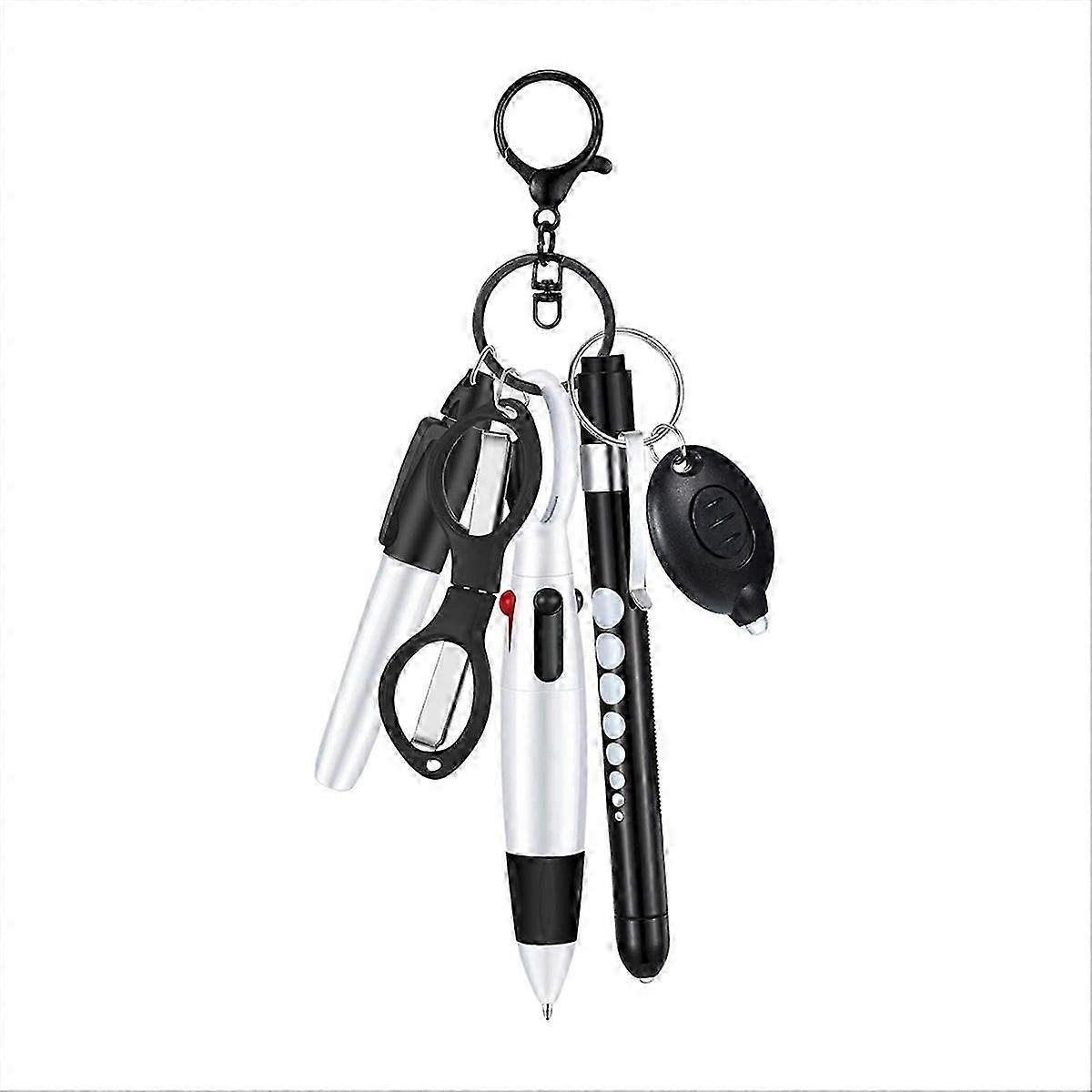 6-in-1 Multifunction Retractable Ball Pen Set