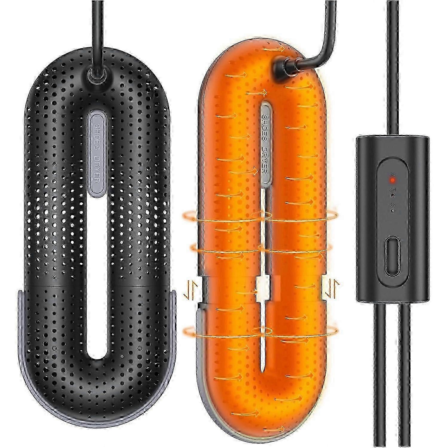 Shoe Dryer Portable,Boot Dryer Black EU Plug