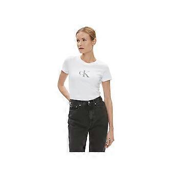 Calvin Klein Monogram Women's White T-shirt