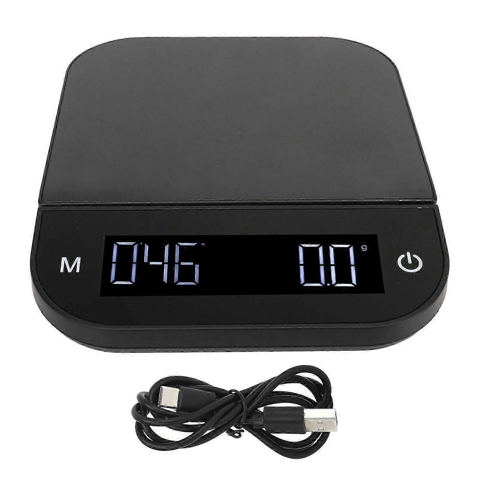 Waterproof digital coffee maker, 0.1g, high precision, manual, automatic, mini, portable, with timer, 5kg