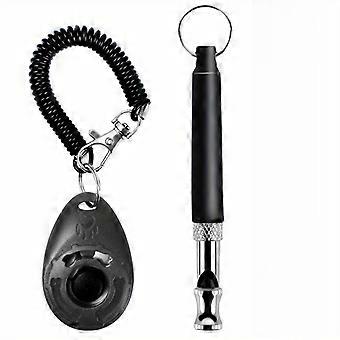 1 Set Ultimate Pet Training Clicker Kit - Comfortable Wrist Strap, Behavior Shaping Tools, Barking Control Device with Durable Lanyard, Long Range Adj