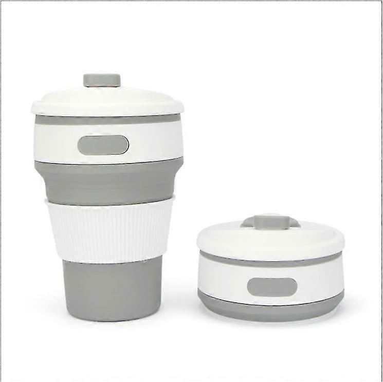 Double Leakproof Design Foldable Travel Mug