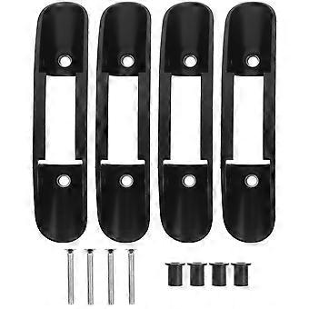 4 Sets of Paddle Holder Deck Mounted Paddle Clamp Sturdy Paddle Clip Paddle Buckle for Canoes Kayak