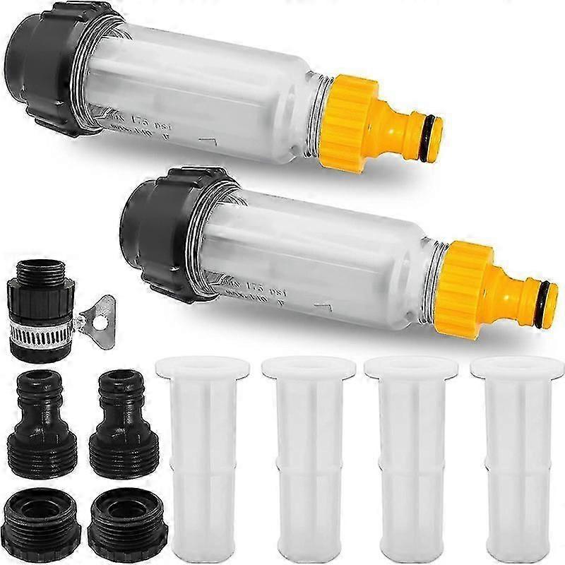 Water Filter Garden Hose Pre-Filter Water Filter Insert Quick Adapters