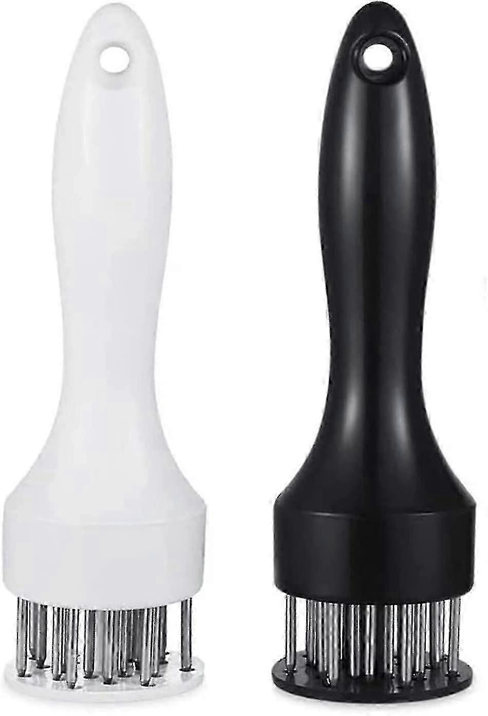 Meat Tenderizer Tool With Ultra Sharp Steel Needle Blades2 Pack-hgte