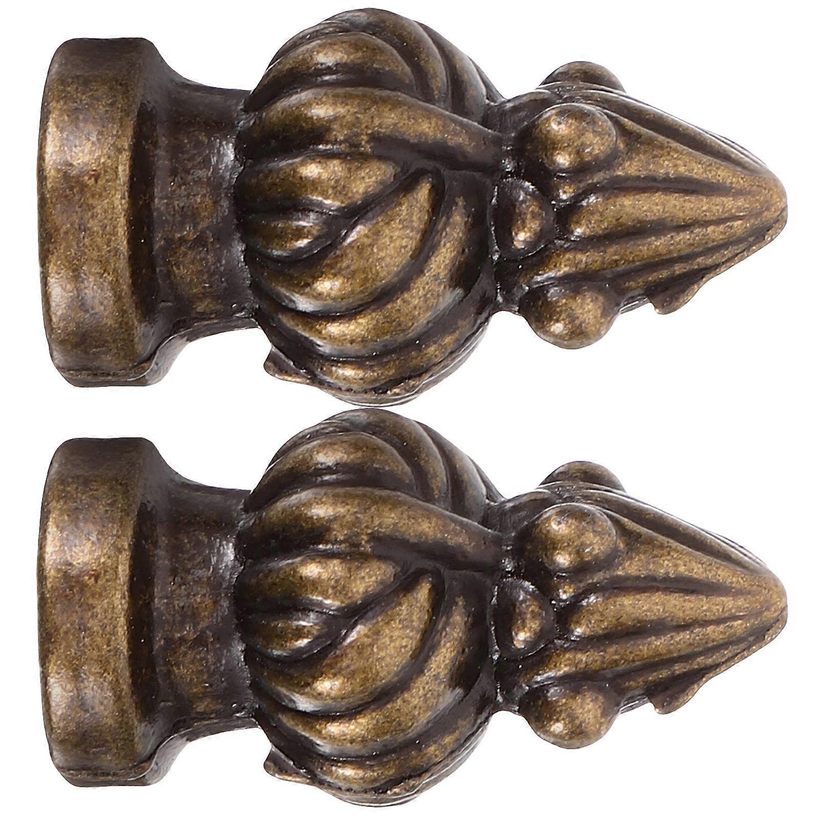 2pcs Lamp Finials Decorative Lamp Knob Lamp Shade Finials Table Light Caps Knobs