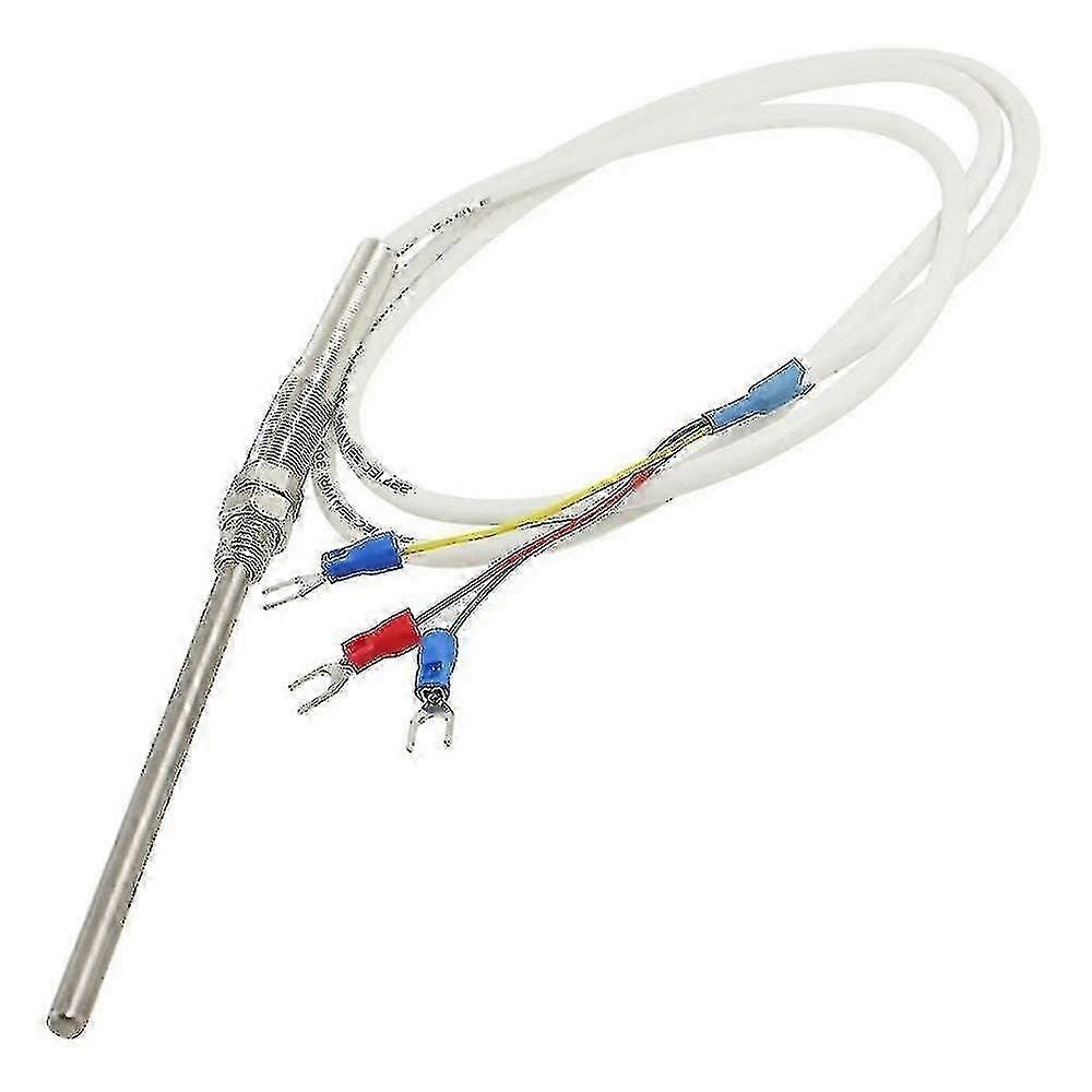 Pt100 Sensor Temperature Control Thermocouple Probe 1m 3.3ft