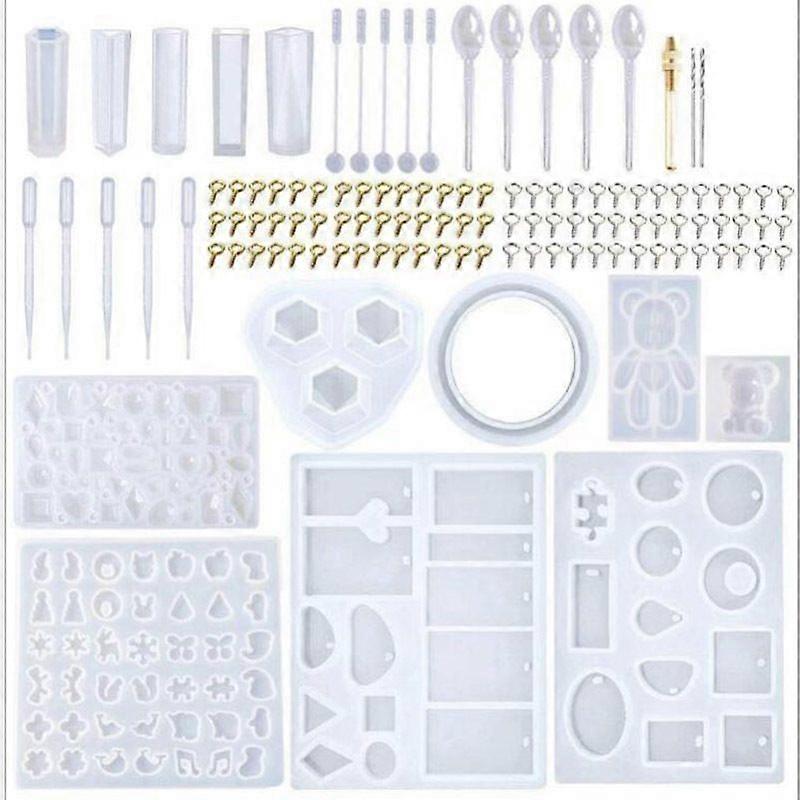Bracelet pendant silicone mold set - 229pcs/set