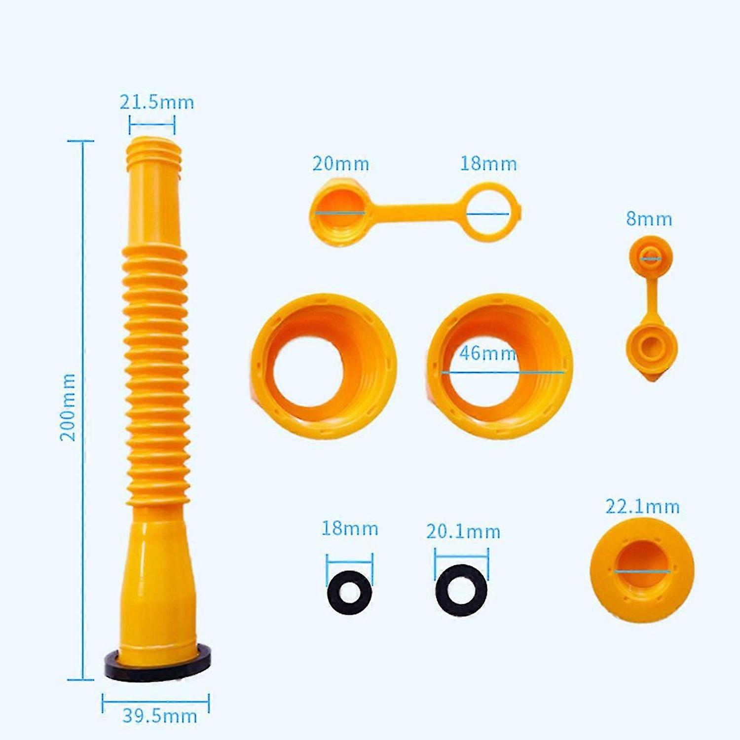 Plug-type Nozzle Cap Bendable Practical Nozzles Tubes for Outdoors