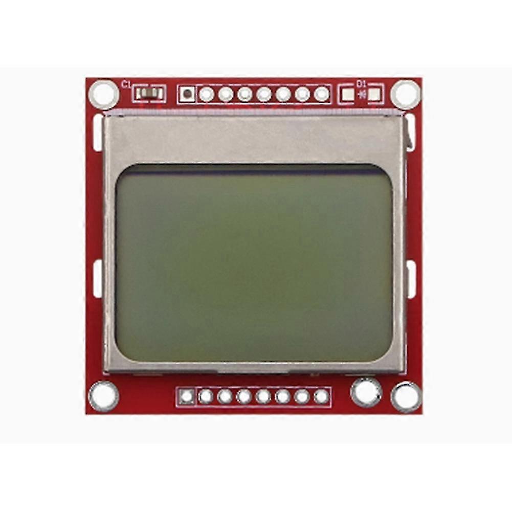 RED Board 84X48 5110 LCD Module with Backlight with Adapter PCB LCD5110